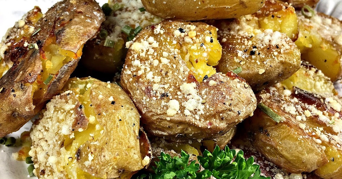 OllaPodrida Malt & Vinegar Smashed Potatoes