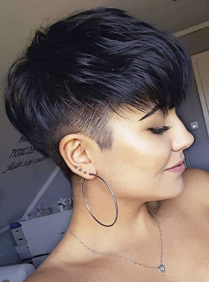 latest hairstyles for short pixie hair 2022