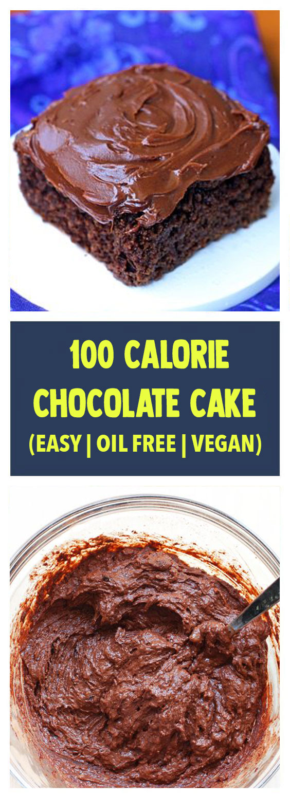 100 Calorie Chocolate Cake (Easy Oil Free Vegan) Grand Recipes