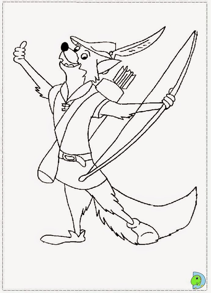 Dinokids - Desenhos para colorir: Desenhos de Robin dos Bosques para ...