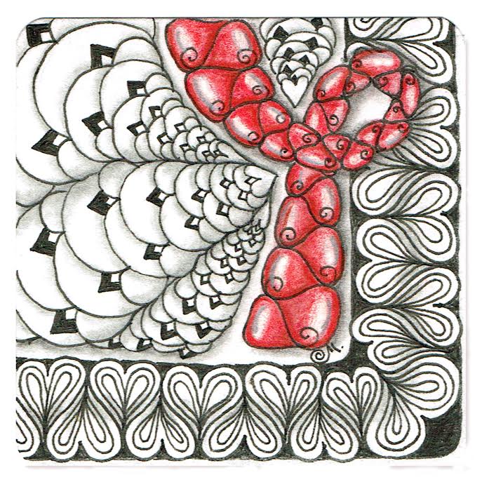 Tickled To Tangle: "It's a String Thing" #112 Tiles