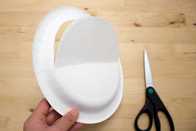 how to make pop up paper plate rainbows with preschoolers- fun kids craft project for spring!