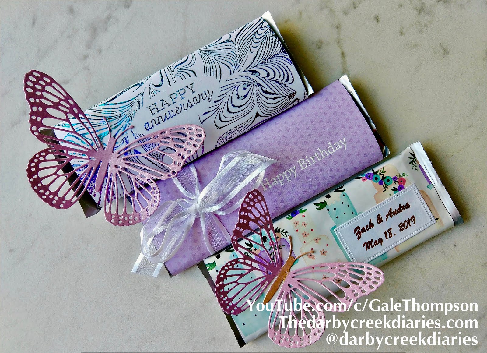 The Darby Creek Diaries 'N Crafts How To Make Quick & Easy Candy Bar