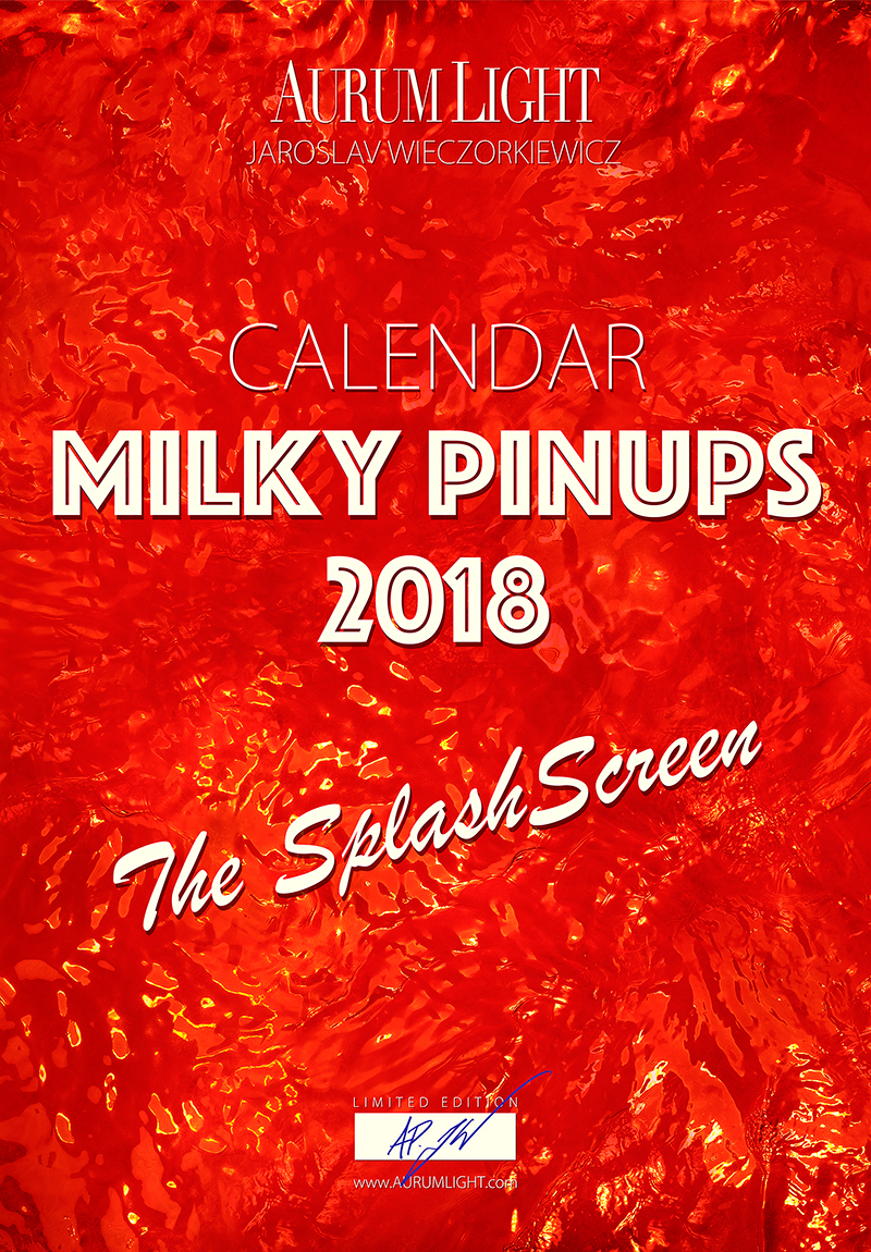 milk calendar splash pinups