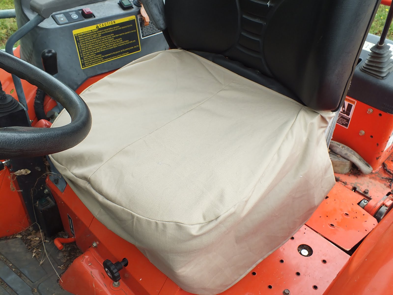 Thrift Shop Commando Me Made May and the Tractor Seat Cover