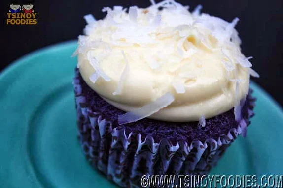 oh my ube cupcake