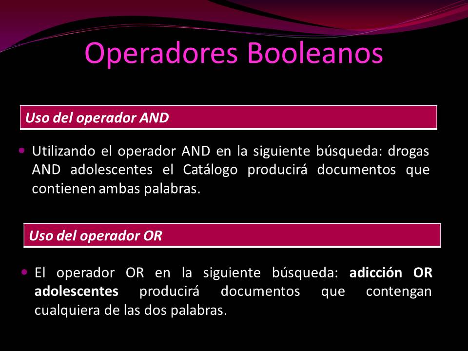 Operadores Booleanos