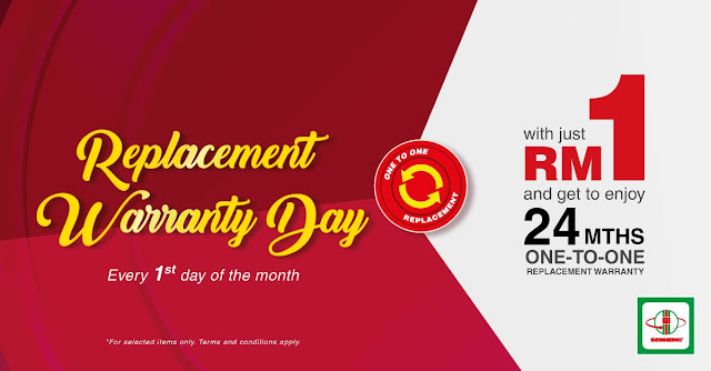 SENHENG Malaysia plusOne Member RM1 2 Year 1-to-1 Product Replacement Warranty