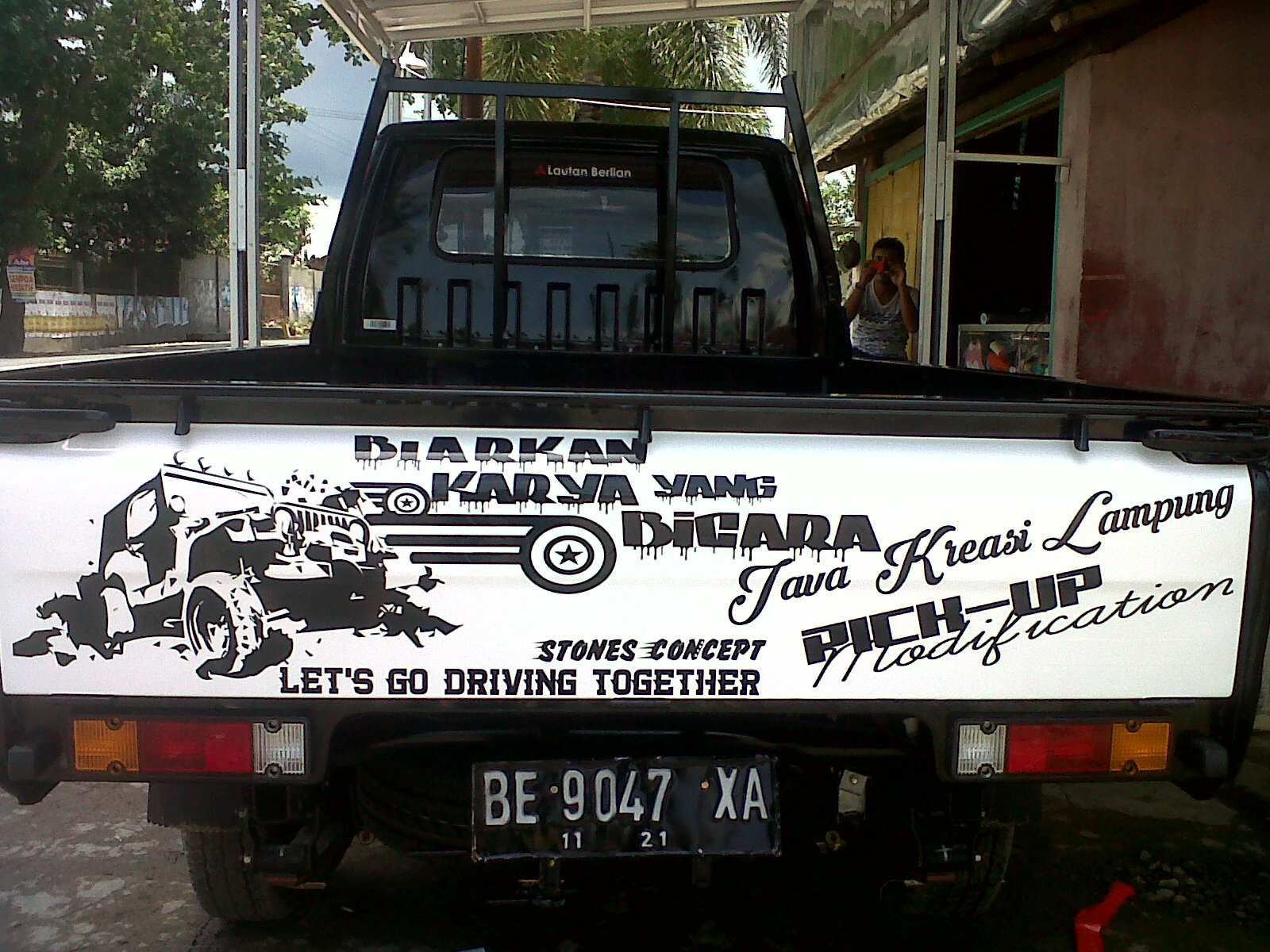 Desain Cutting Sticker Untuk Mobil Pickup By Stones Concept