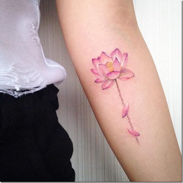 Tatuagens femininas de flor de lótus Tatuagens femininas de flor de lótus