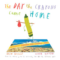 Day the crayons came home by Drew Daywalt picture book cover Day the crayons came home by Drew Daywalt picture book cover