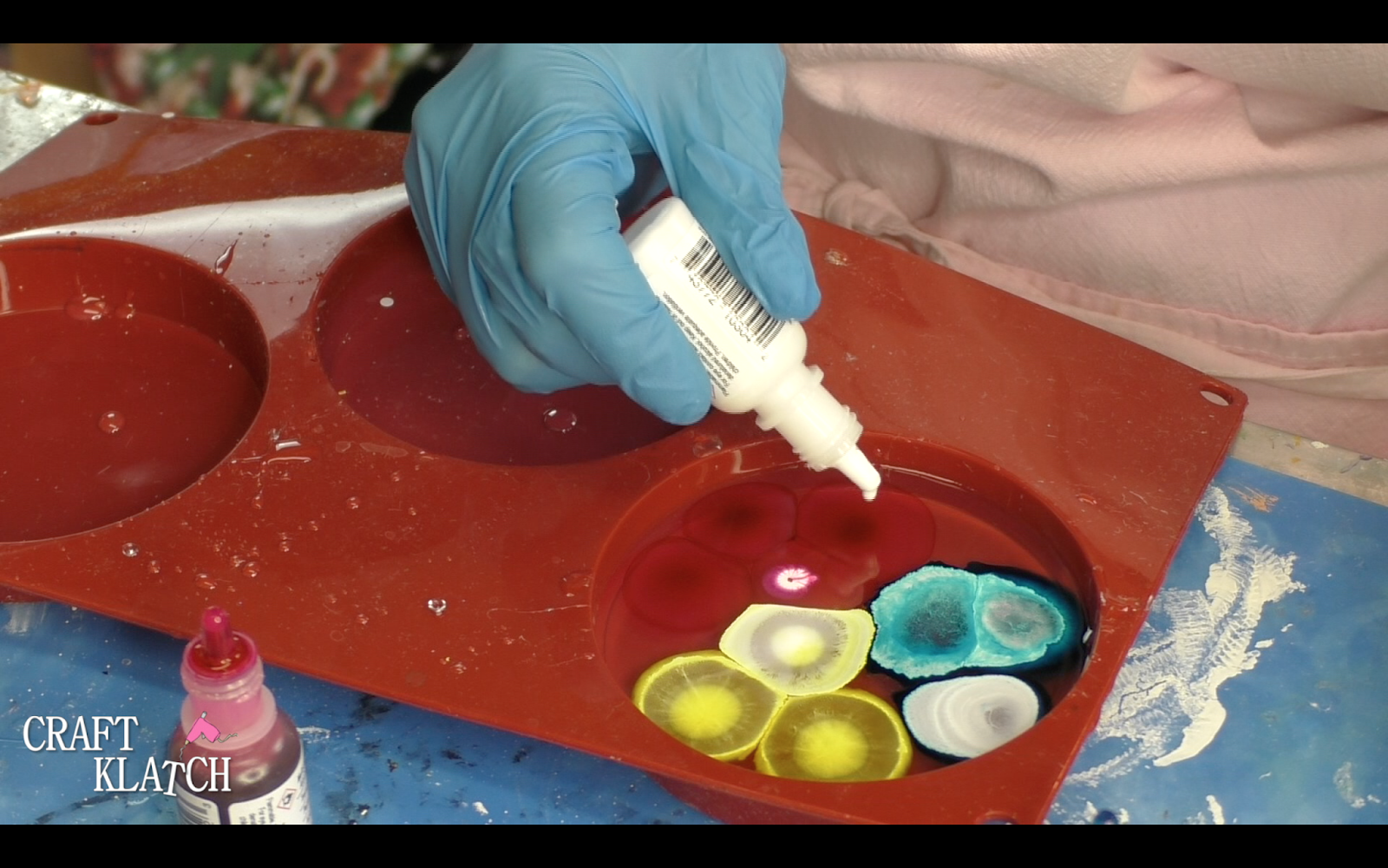 Craft Klatch ® Resin Petri Dish Coaster Tutorial DIY Another Coaster