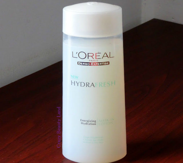 L'Oreal Paris Hydra Fresh Mask In Lotion Review Ingredients Swatch in India