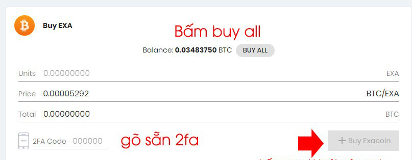 Hướng dẫn cách mua Exacoin ICO tỉ lệ thành công cao nhất