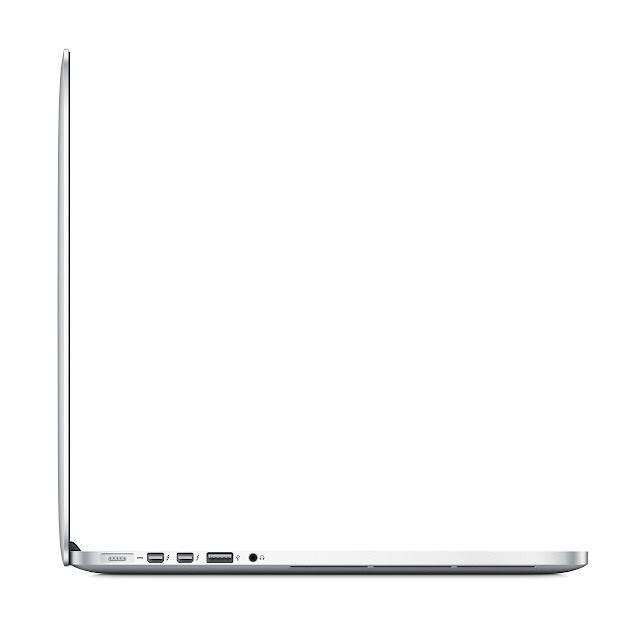 Apple MacBook with Retina Display side
