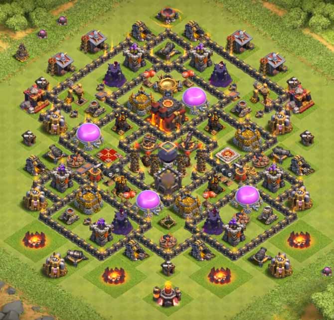town hall 9 hybrid bases 2017 2018 new anti everything mj s