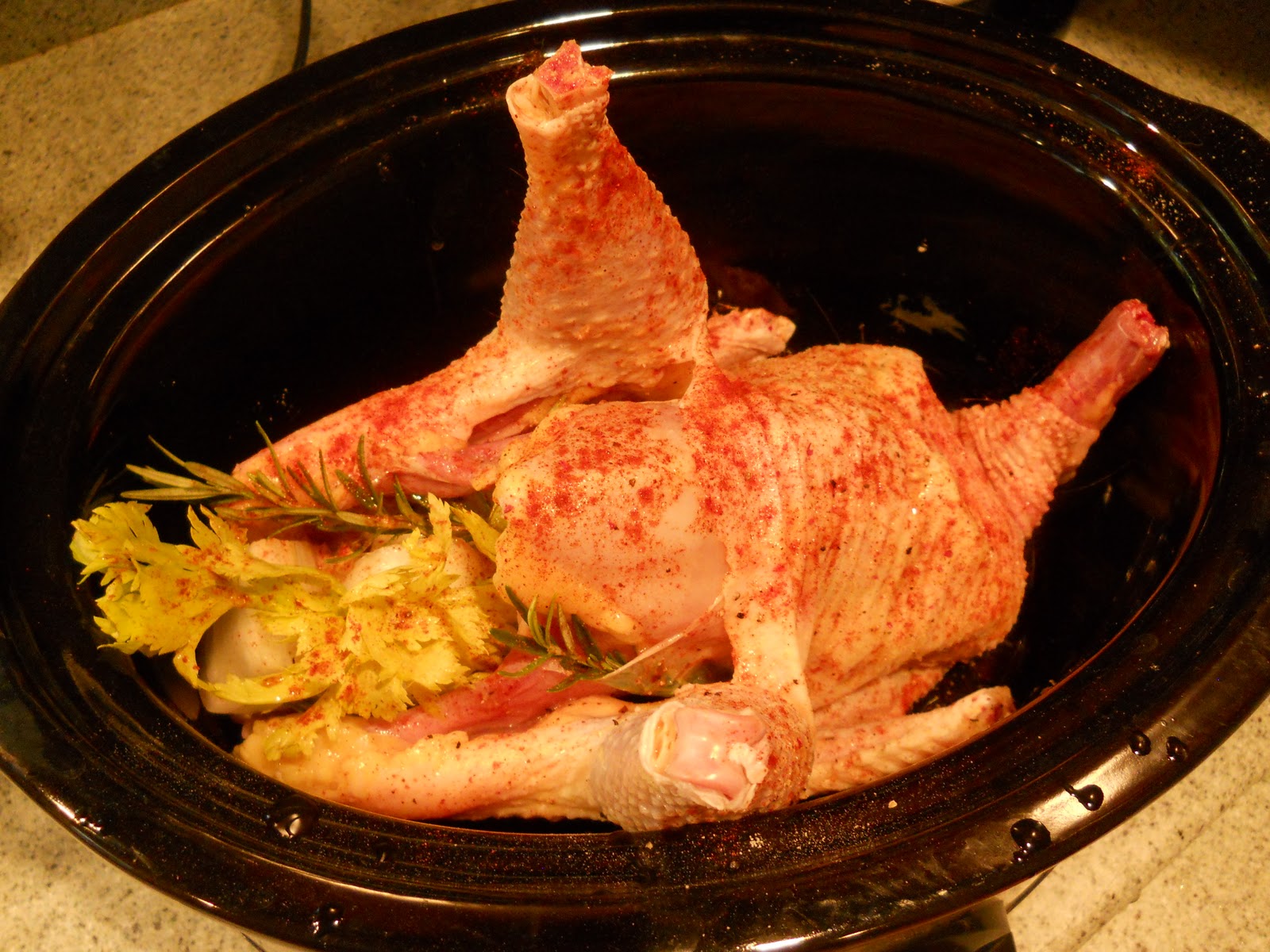 Sue's in the Garden Growing the Groceries Home Grown Chicken in the Pot