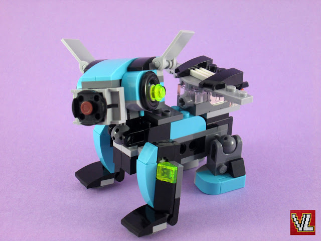 set LEGO Creator 31062 Modelo 2 - Robot Dog with a light-up jetpack