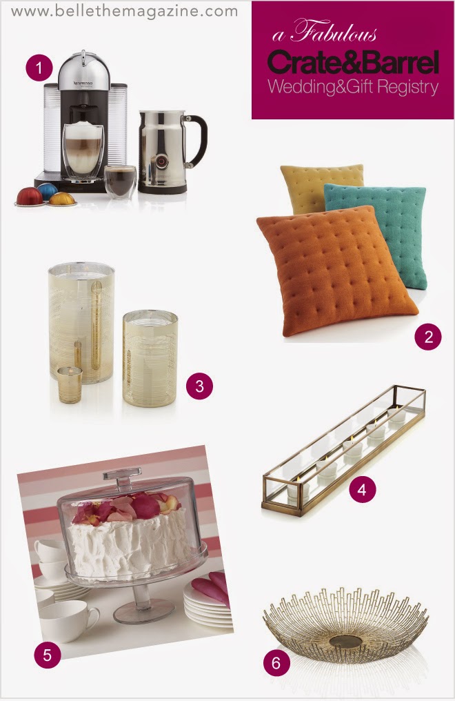 Creating a Fabulous Wedding Registry with Crate and Barrel Belle The