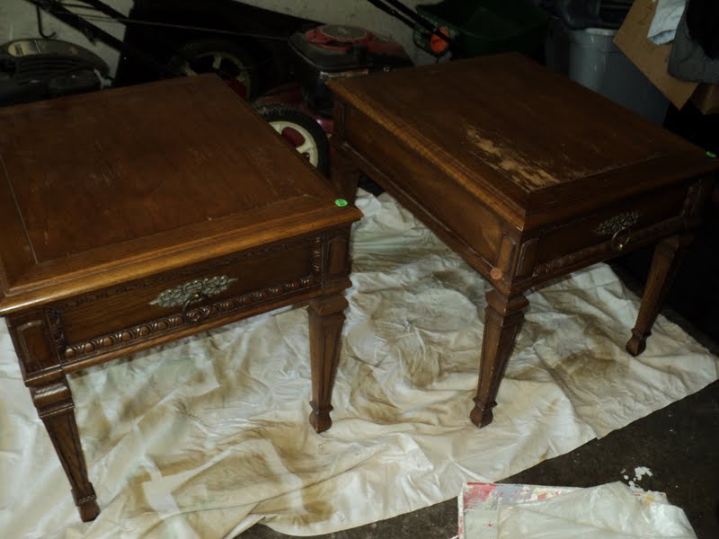 shoestring sophistication Goodwill End Tables