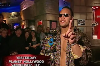 WWE / WWF Rock Bottom 98 - In Your House 26 - The Rock at Planet Hollywood
