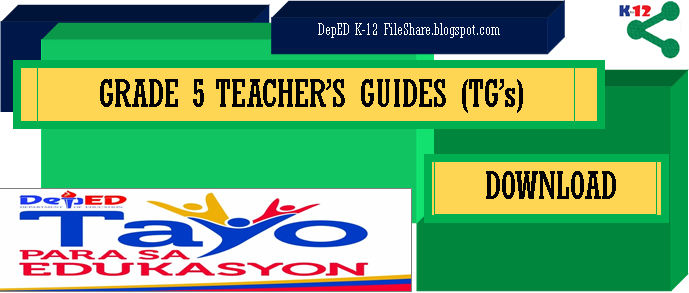 grade 5 teacher s guides tg s deped k 12 file share