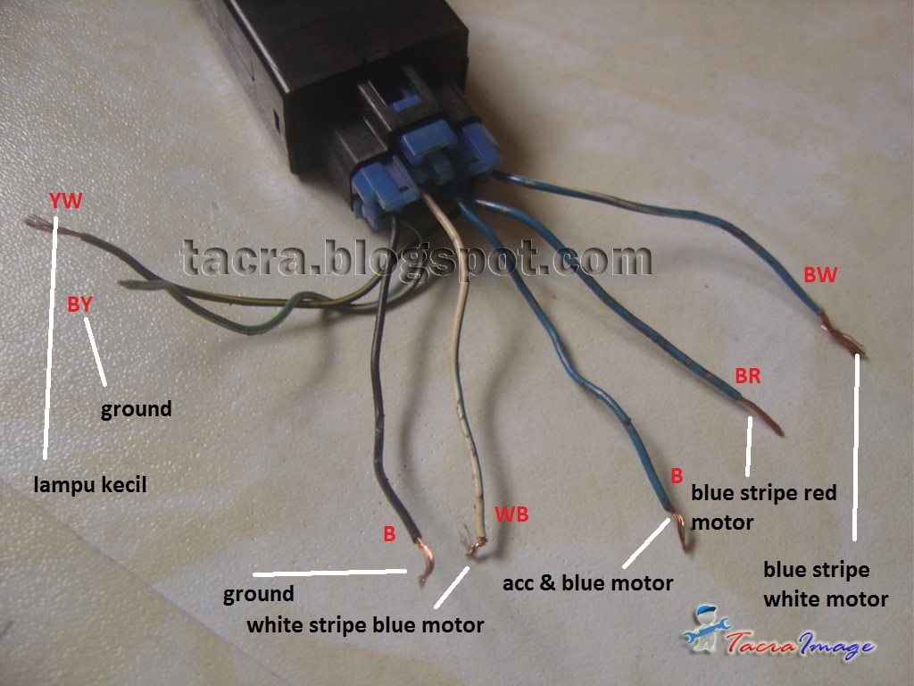 tacra's diy garage: Rear Wiper Wiring Diagram