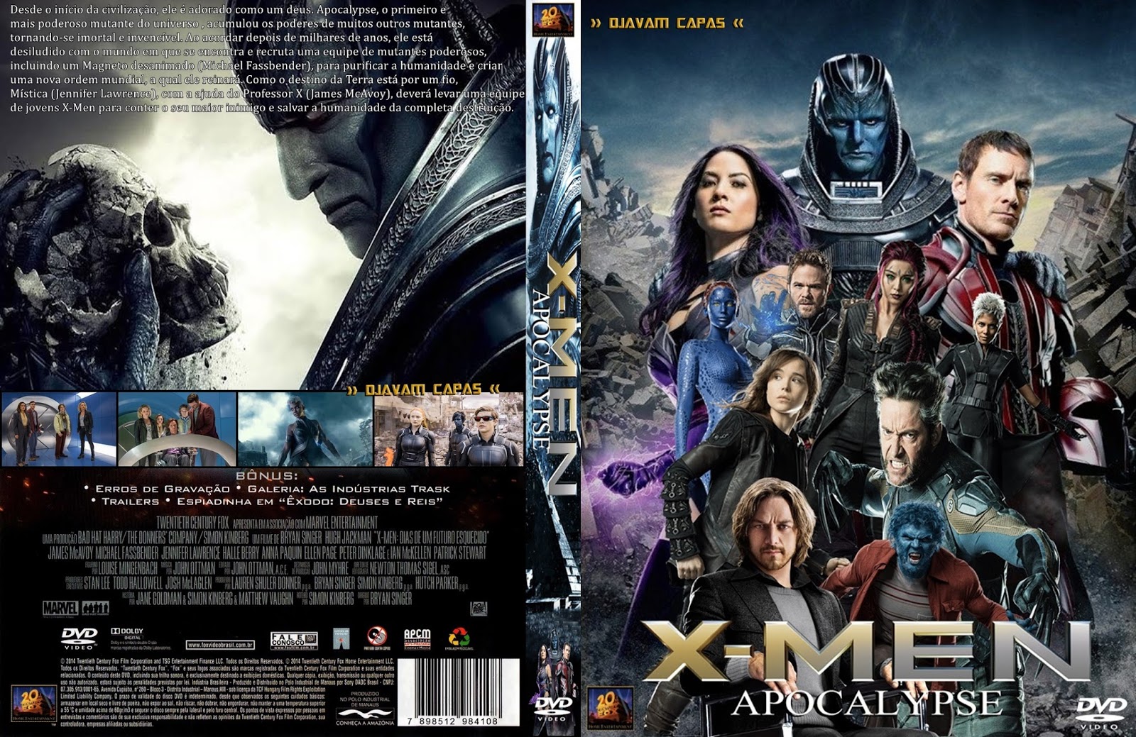 X-Men: Apocalipse Torrent – BluRay Rip 720p e 1080p Dublado 5.1 (2016)