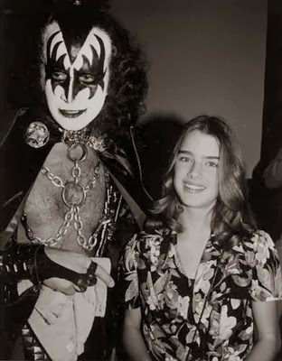 Today's best picture ever: Gene Simmons and Brooke Shields