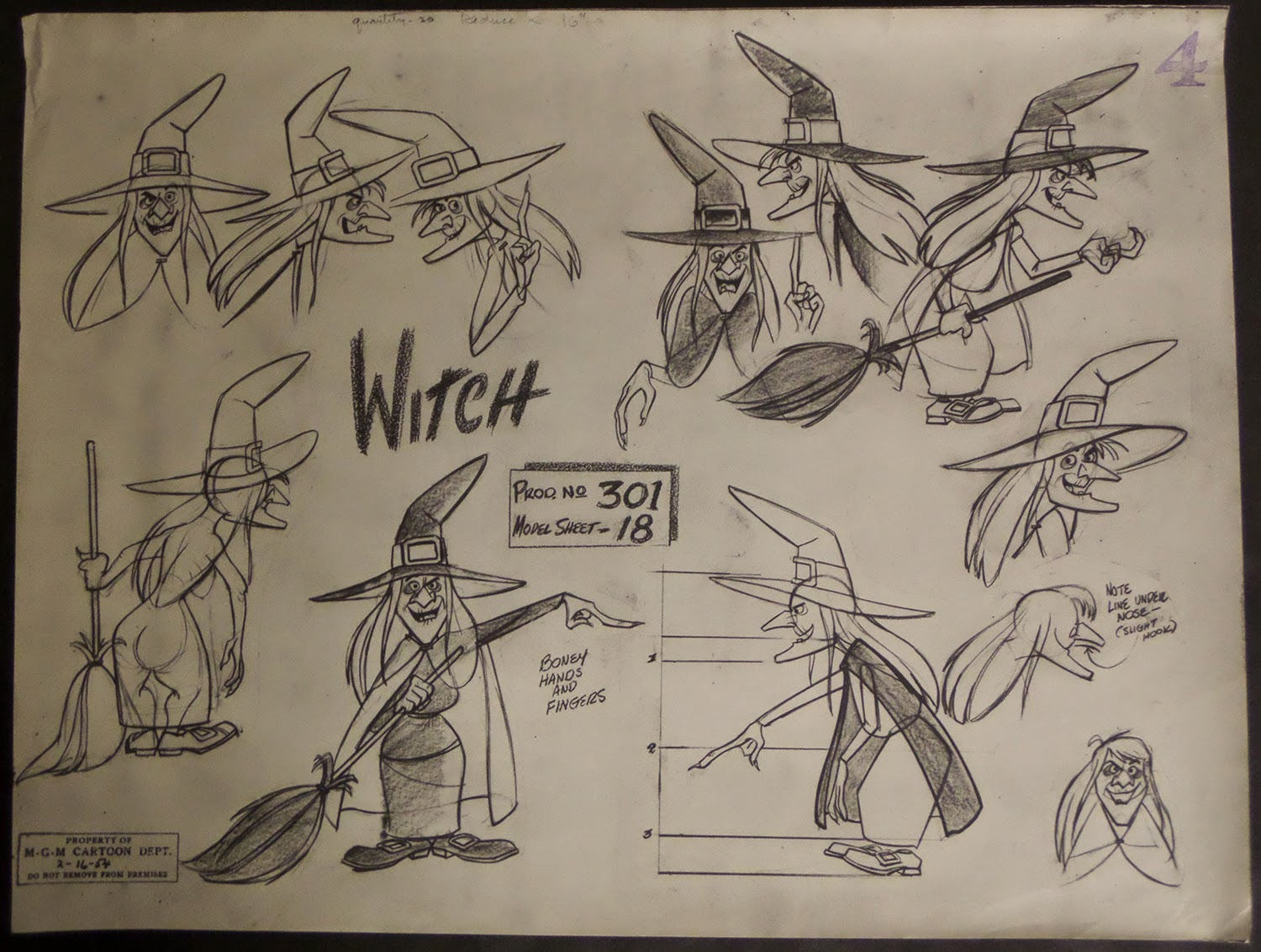 Cartoon Concept Design Vintage Cartoon Model Sheets