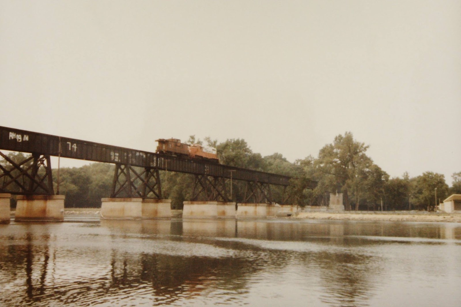 Industrial History Illinois Central Bridges over Rock River in Dixon, IL