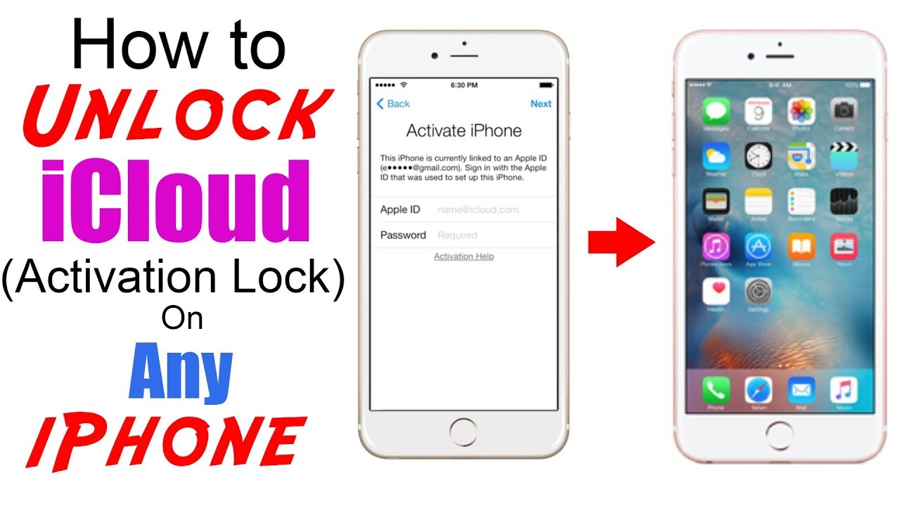 Bypass Or Removing An Icloud Activation Lock Ios 11 And Older On