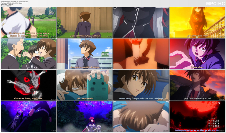 High School DxD Capturas de High School DxD