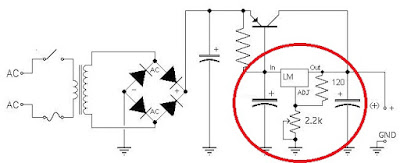 Rangkaian Power Supply Variable