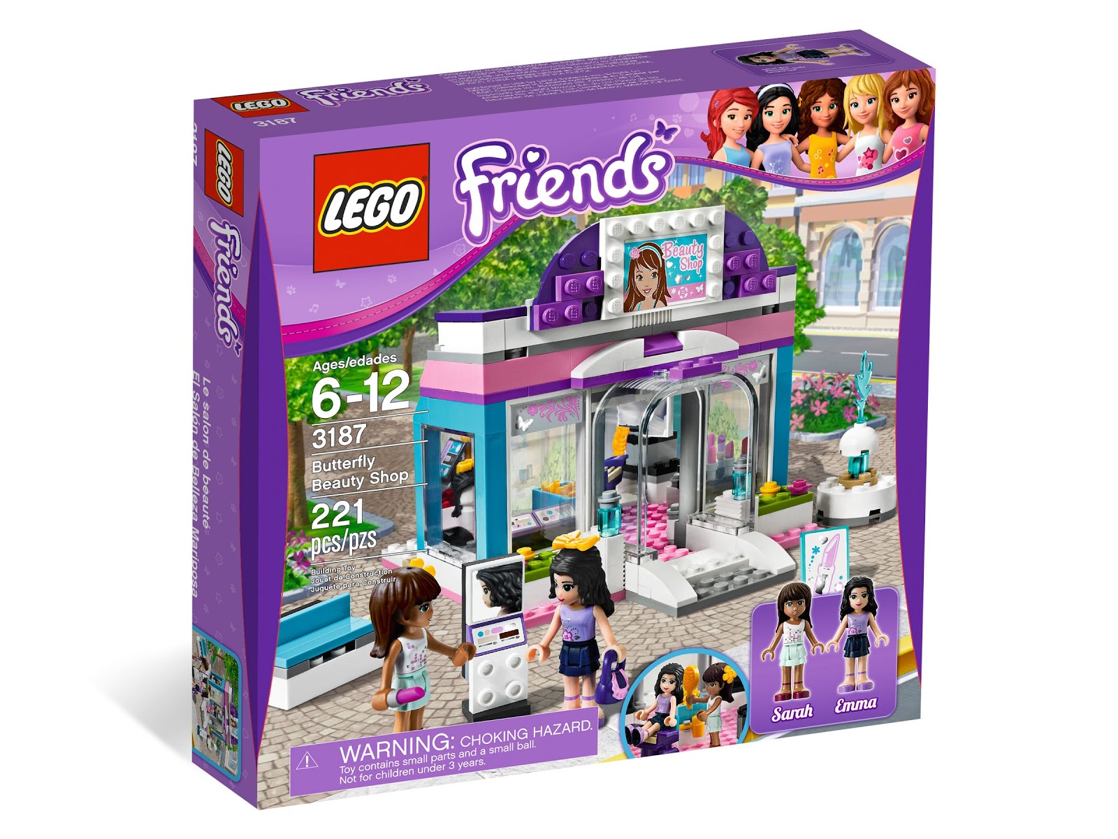 Brick Friends: LEGO Friends 3187 Butterfly Beauty Shop