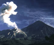volcán activo Santiaguit