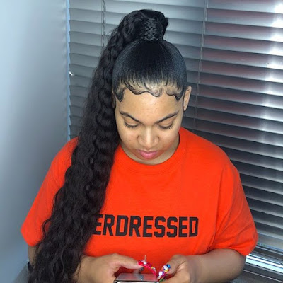 29+ Ways to Create Black Sleek Ponytail Hairstyles Ideas To Copy In 2020 Add a pop of color to your hair with a coiffure like this one 29+ Ways to Create Black Sleek Ponytail Hairstyles Ideas To Copy In 2020