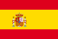 España Dibujo de la bandera de España a color