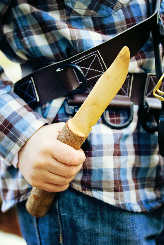 iwishiwasa kids Bushcraft knife and belts