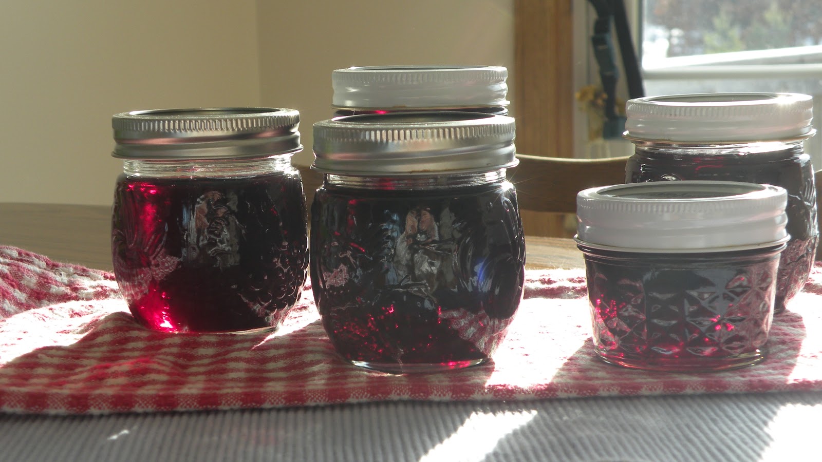 A Happy Bluebird Wine Jelly and Almonds