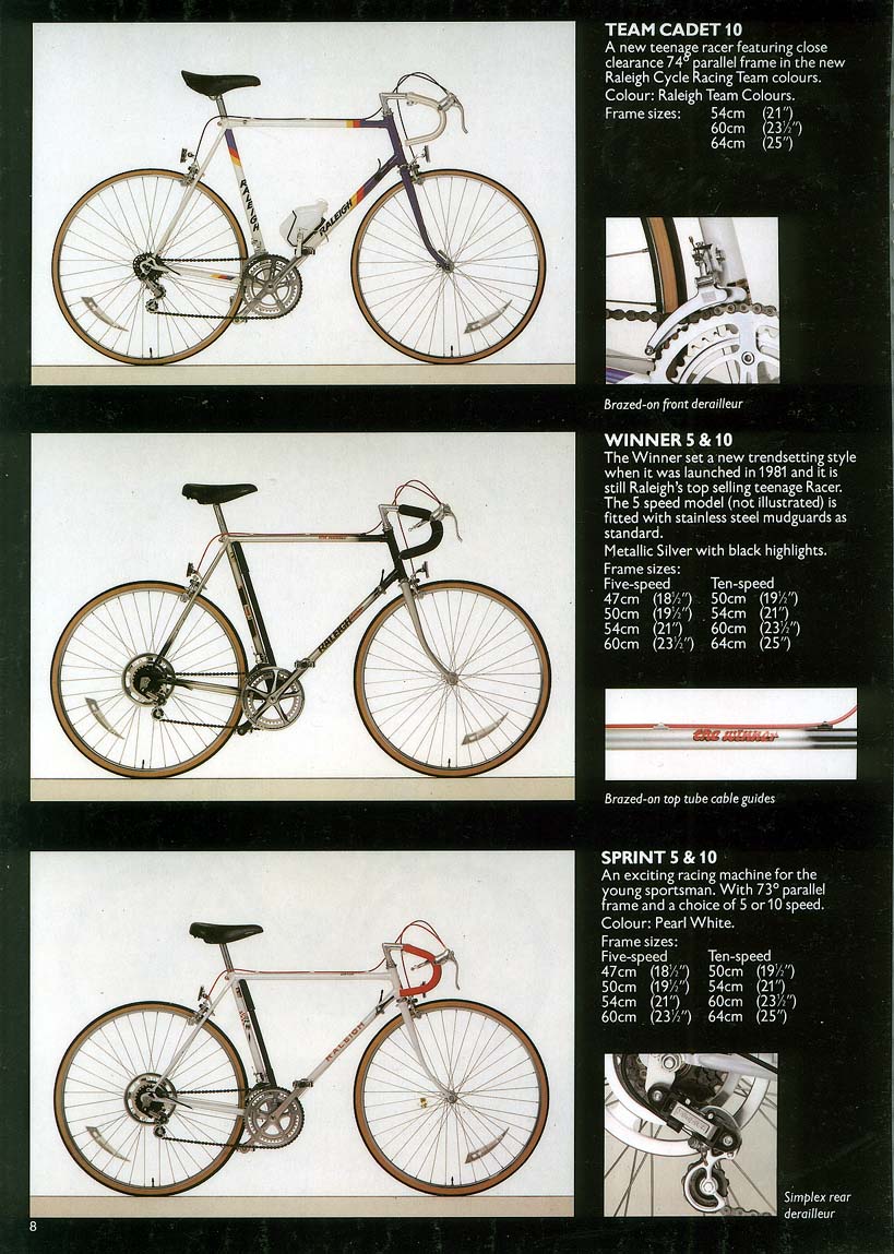CATALOGUES RALEIGH RALEIGH 1984