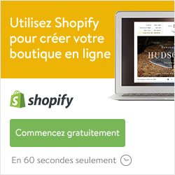 Créer votre boutique Shopify en 60 Secondes