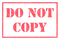 What is this "Do not Copy"?
