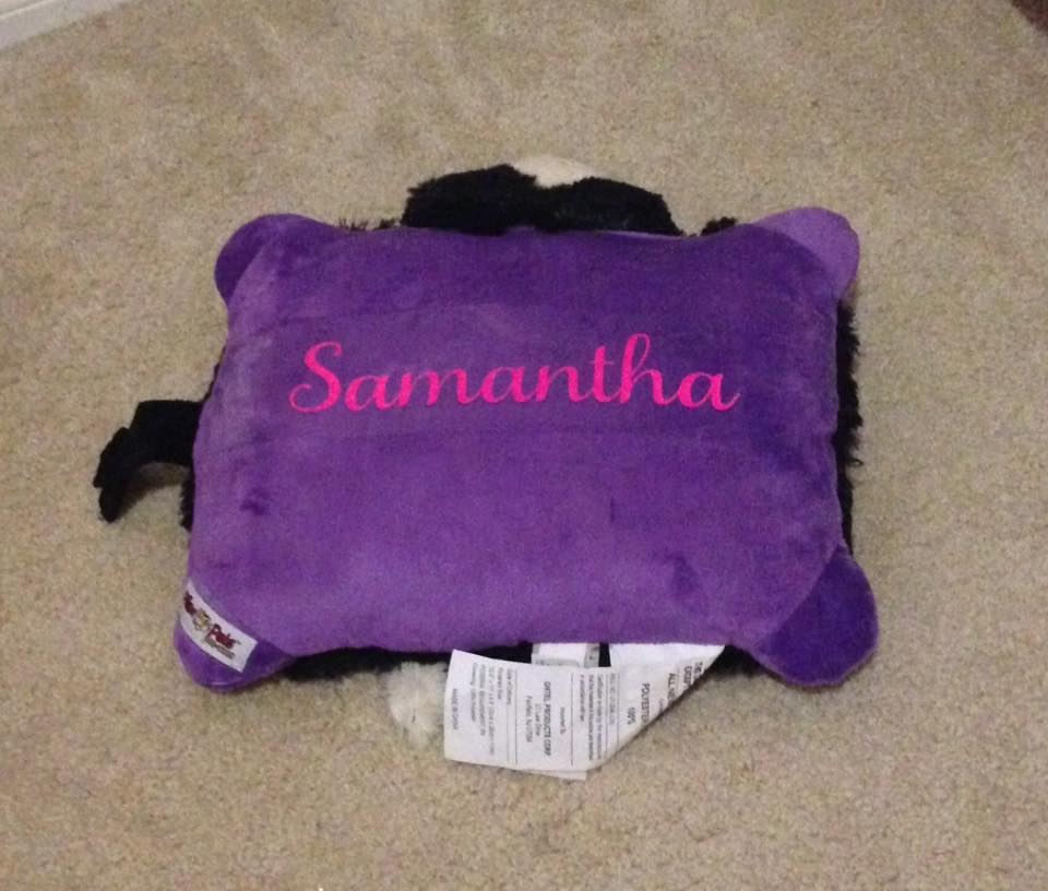 Taste Of Craftiness Personalized Black Cat Pillow Pet