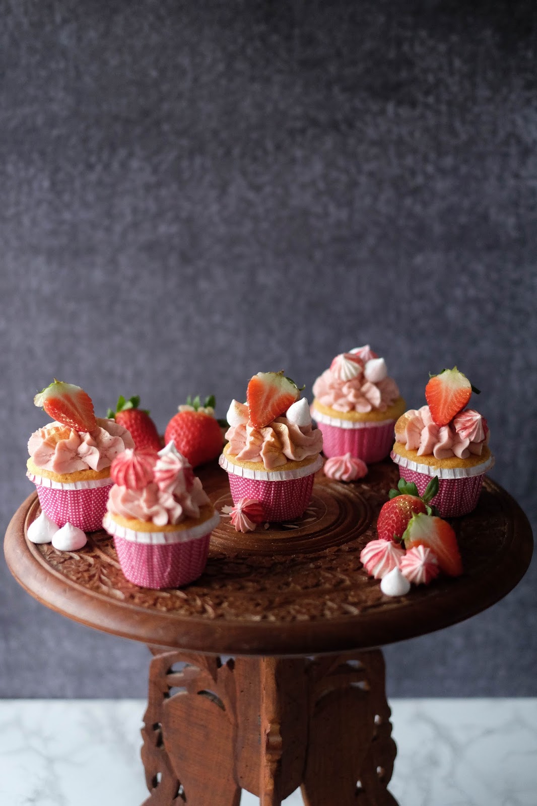 Erdbeer, Marshmallow Cupcakes | Marion&amp;#39;s Kaffeeklatsch