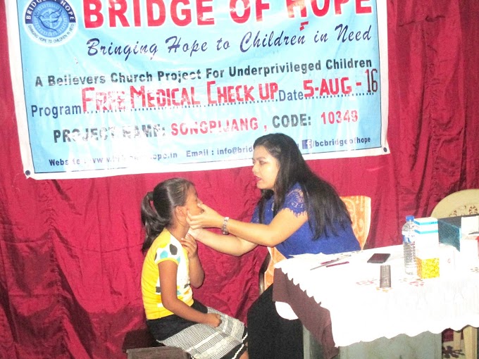 Free Medical Camp organize by NGO Bridge of Hope at Songpijang