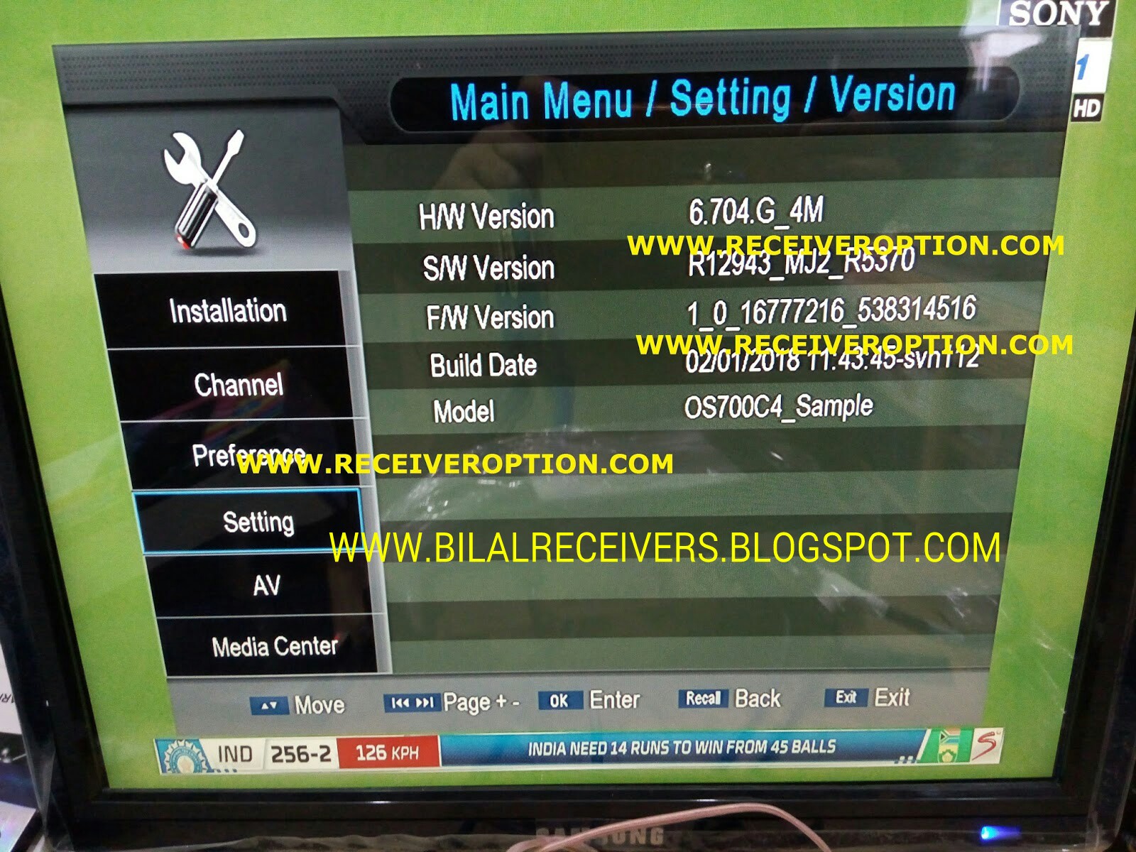 ECHOLINK 888HD PLUS RECEIVER AUTO ROLL POWERVU KEY SOFTWARE BILAL DISH SATELLITE RECEIVER