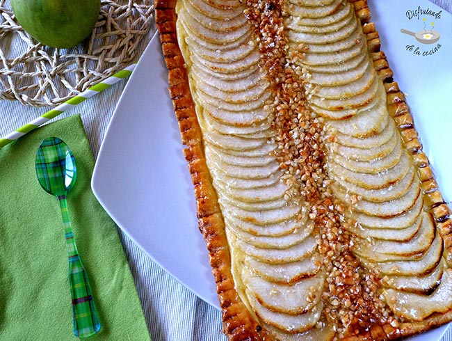 Tarta de manzana de hojaldre Tarta de manzana de hojaldre