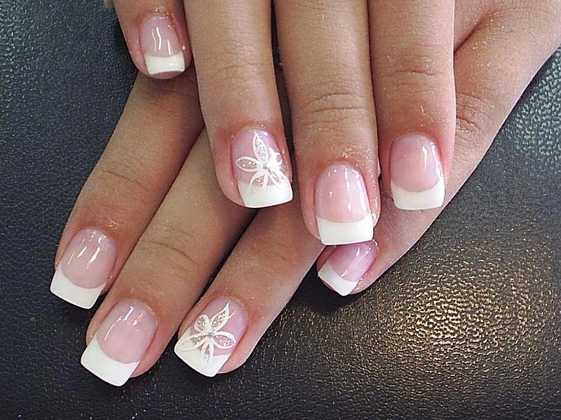 Clear Nail Designs for Short Nails - wide 1