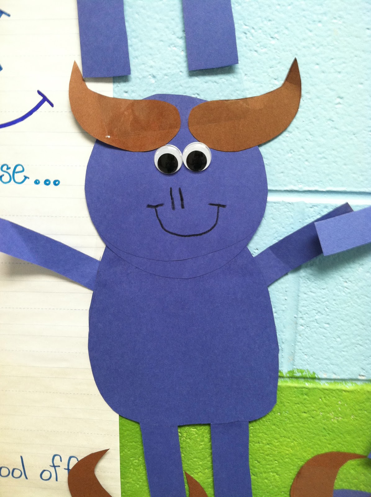 Life in First Grade: The Big Blue Ox and more Reading Center Pics